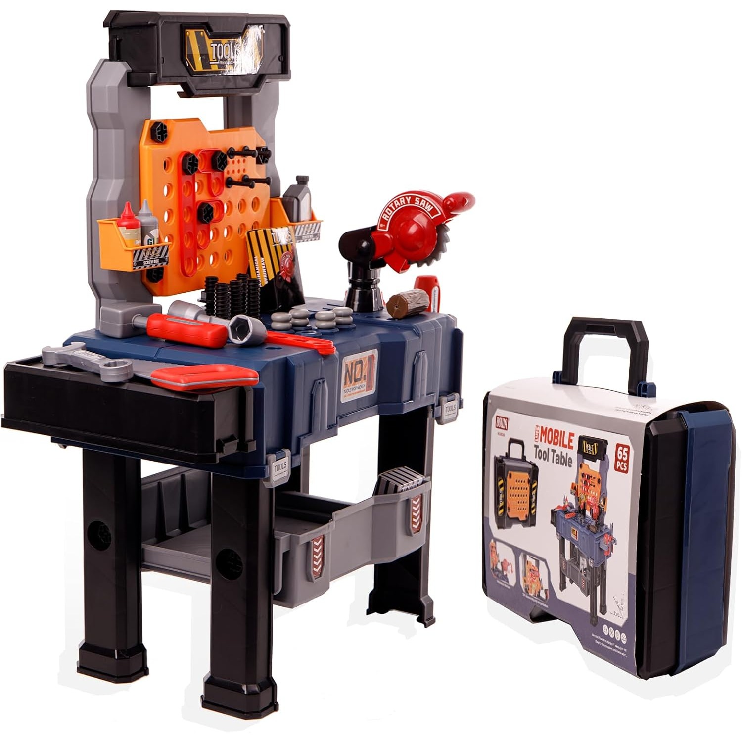 Tools Workshop Kids - 65PCS Set di panche per attrezzi