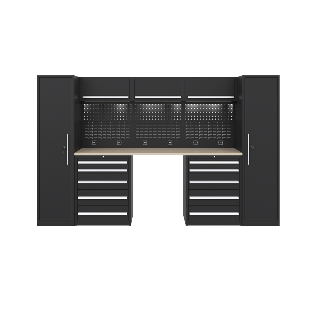 Workshop Tools Storage - Sistema di Armadietti Modulari per Stoccaggio