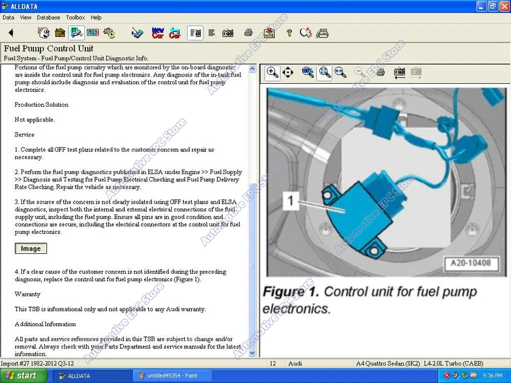 I dati dell'officina Vivid 201 - Workshop Tools Diagram recensione e prezzo