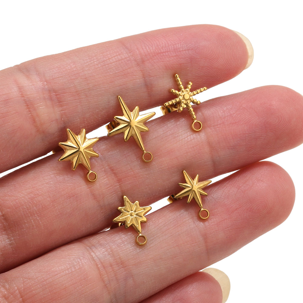 6 pz. Orecchini a Stella in Ac - Tools Jewelry Making recensione e prezzo