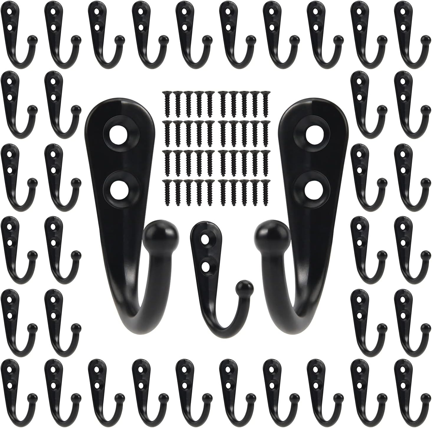 Ganci in Metallo Nero con Viti - Screw Organizer Kit recensione e prezzo