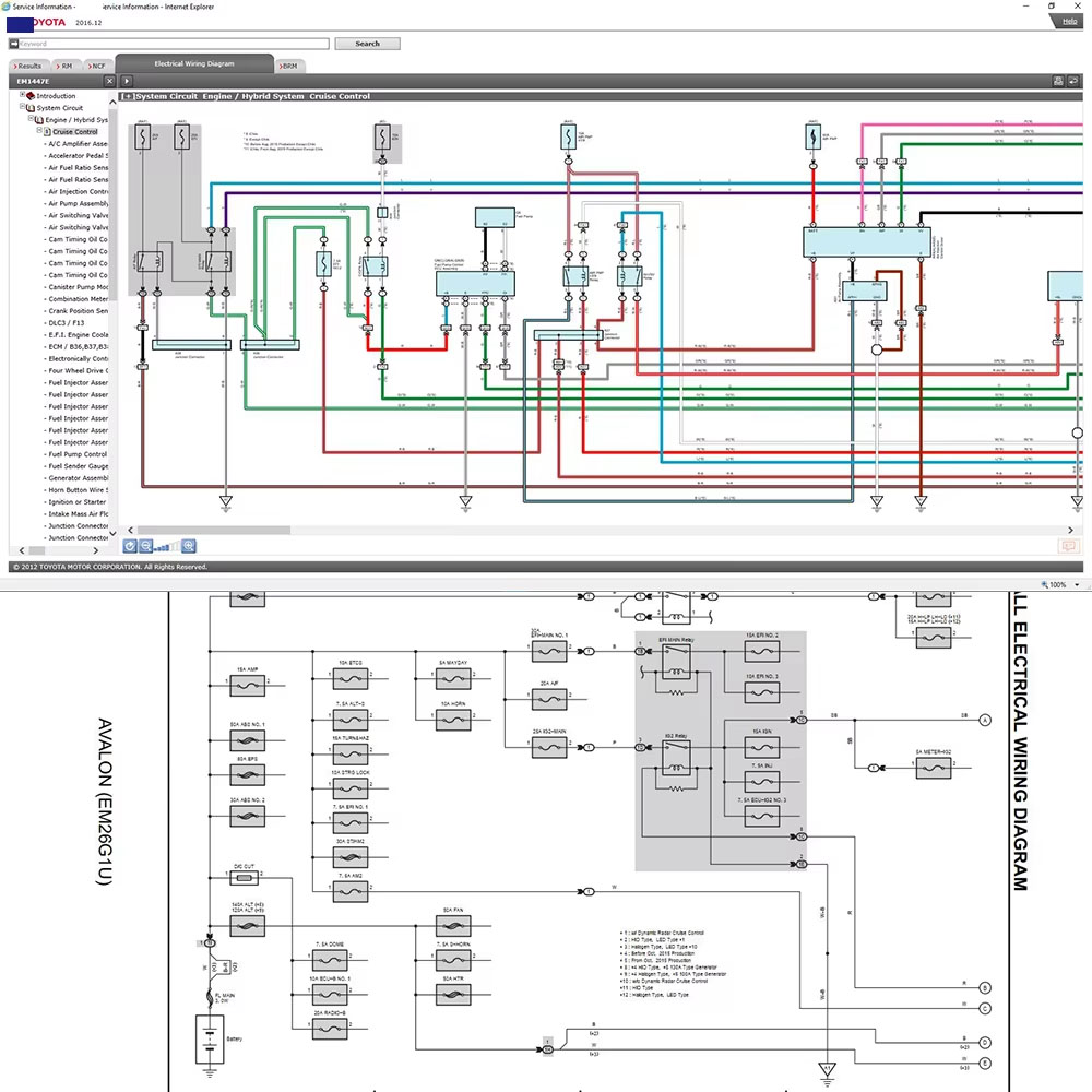 Riparazione ECU per Toyo-ta GI - Workshop Tools Diagram recensione e prezzo