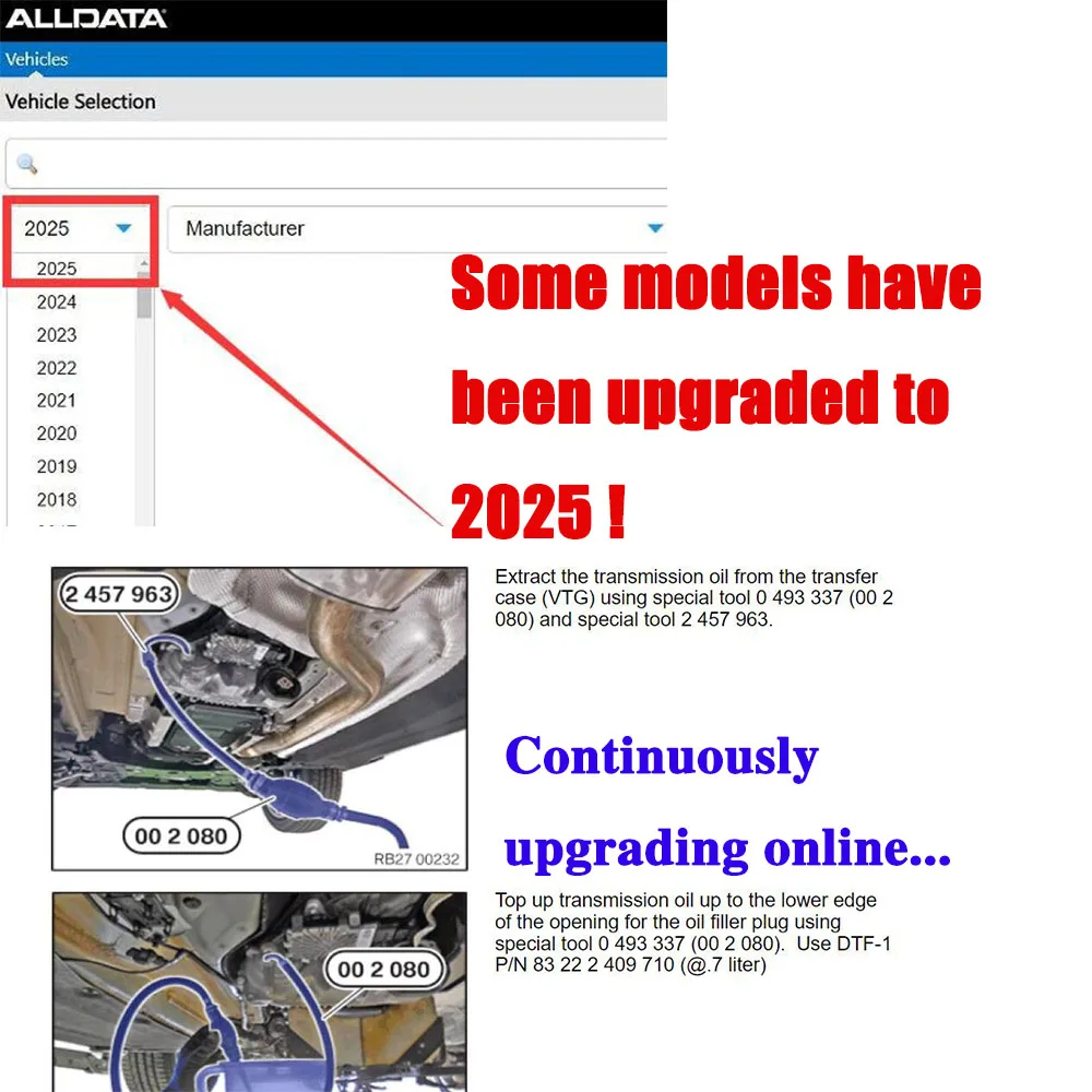 2027 Alldata CAR Data: Softwar - Workshop Tools Diagram recensione e prezzo