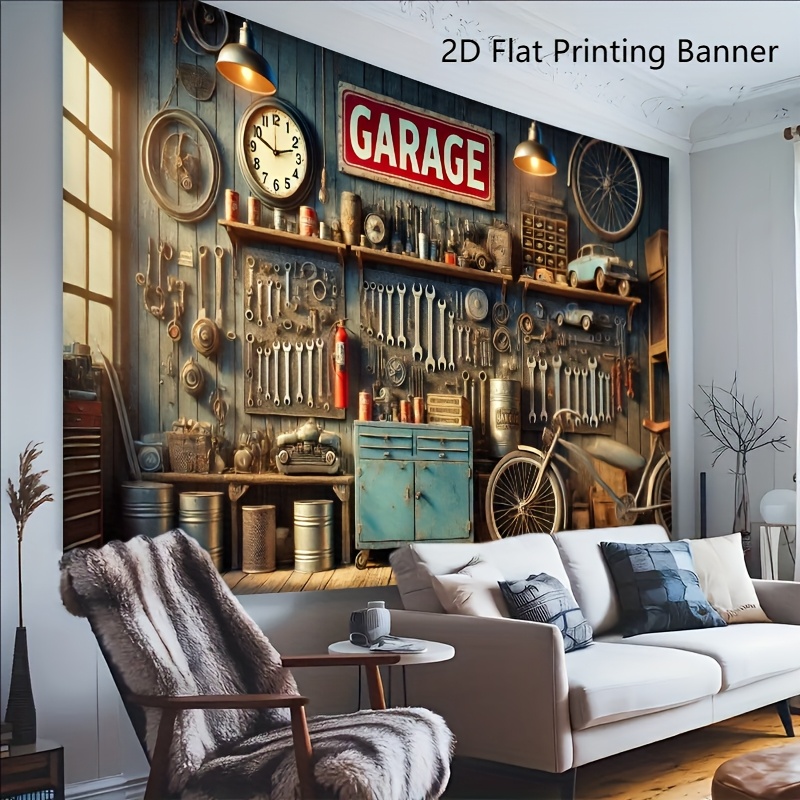 Sfondo Industriale per Garage, - Workshop Tools Background recensione e prezzo